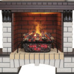 RealFlame Country 26 AO Brick с Silva Log 3D