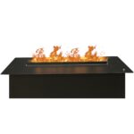 RealFlame Cassette 630M 3D Black Panel