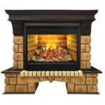 RealFlame Stone Brick 26 AO с Prometheus 26 3D