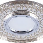 Светильник встраиваемый с LED подсветкой Feron CD981 потолочный MR16 G5.3 прозрачный