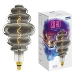 LED-SF40-5W/SOHO/E27/CW CHROME/SMOKE GLS77CR