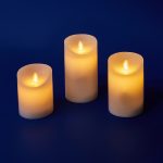 ULD-F055 WARM WHITE RC CANDLE SET3