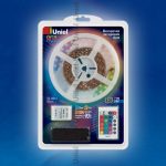 ULS-5050-60LED/m-10mm-IP20-DC12V-5M-RGB блистер